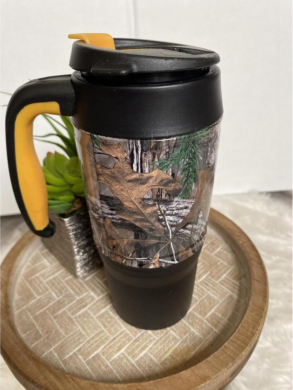 Bubba Realtree Camouflage Travel Mug with Handle and Spill-Resistant Lid